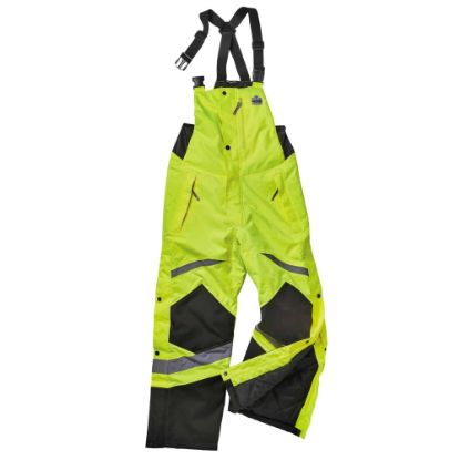 Picture of Ergodyne GloWear 8928 Class E Hi-Vis Insulated Bib, 2X, Lime