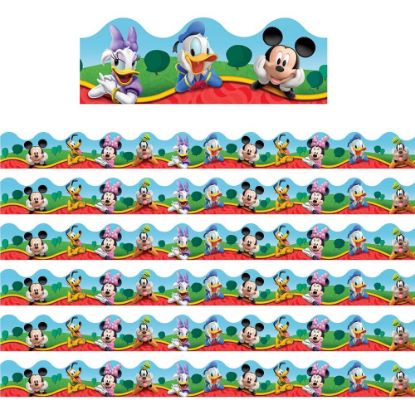 Picture of Eureka School Deco Trim, Mickey Mouse Clubhouse Characters, 37ft Per Pack, Set Of 6 Packs