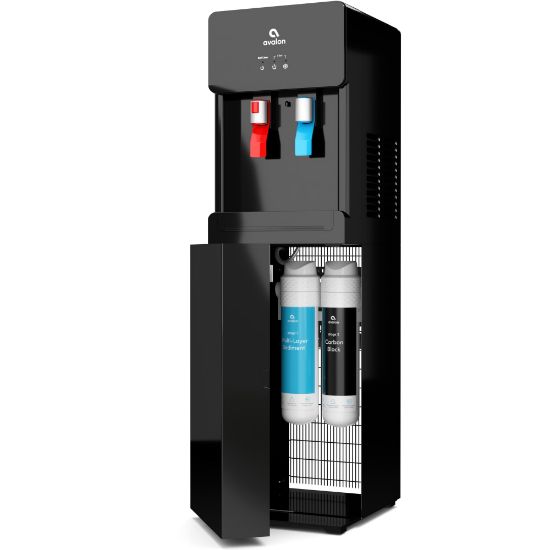 Picture of Avalon Self Cleaning Bottleless Water Cooler Dispenser - Hot & Cold Water, Child Safety Lock, Innovative Slim Design - UL/Energy Star Approved- Black