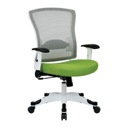 Picture of Office Star Space Seating Mesh Mid-Back Chair, Green/White