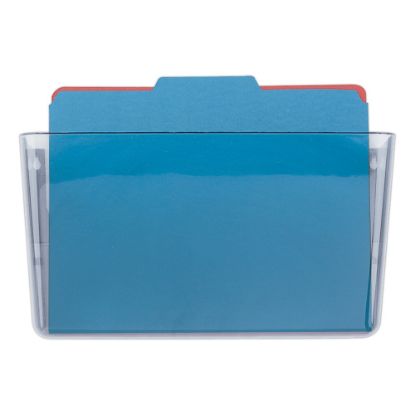 Picture of OIC Single Pocket Wall Files, Letter Size, Clear