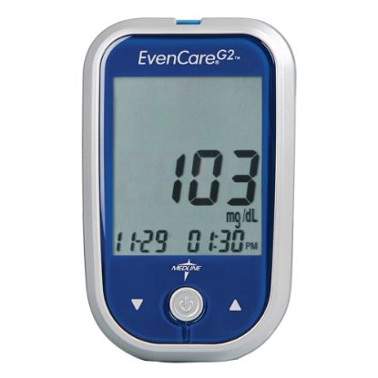 Picture of Medline EvenCare Test Strips For EvenCare G2 Blood Glucose Systems, 50 Strips Per Box, Case Of 12 Boxes