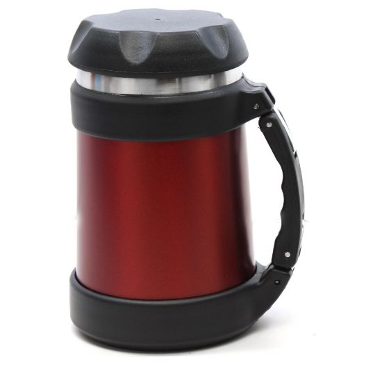 Picture of Brentwood Vacuum Stainless-Steel Flask Coffee Thermos, 16.9 Oz, Red