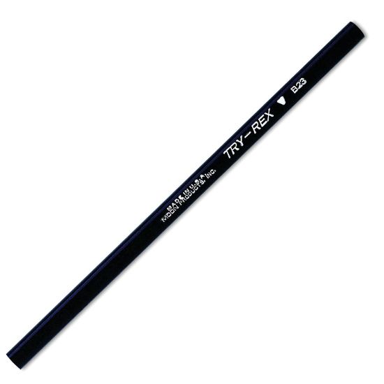 Picture of J.R. Moon Pencil Co. Try Rex Pencils, Intermediate, 2.11 mm, #2 Lead, Navy, Pack Of 36