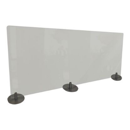 Picture of Ghent Desktop Protection Screen, Freestanding, 24in x 59in, Frosted