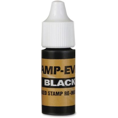 Picture of Stamp-Ever Universal Stamp Squeeze Ink Refill - 1 Each - Black Ink - 0.24 fl oz