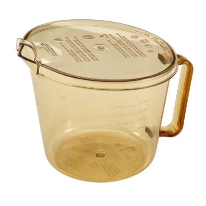 Picture of Cambro High-Heat Cover For 2 - 4 Qt Measuring Cups, Amber