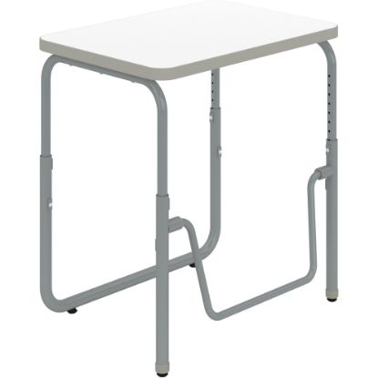 Picture of Safco AlphaBetter 2.0 Height-Adjustable Sit/Stand 28inW Student Desk With Pendulum Bar, Dry Erase