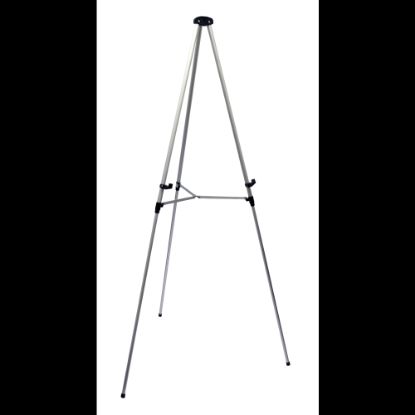 Picture of Office Depot Brand Presentation Easel, 35-1/2in-65inH, Silver