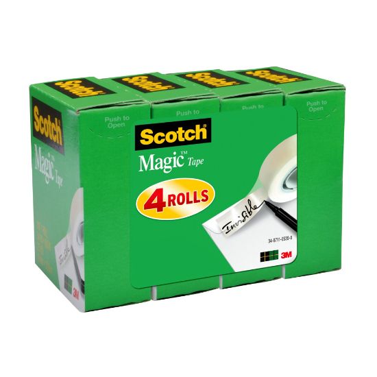 Picture of Scotch Magic 810 Tape, 3/4in x 800in, Pack Of 4 Rolls