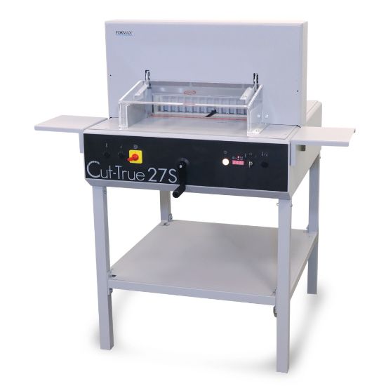 Picture of Formax Cut-True 27S Semi-Automatic Guillotine Paper Cutter With LED Laser Line, 18.9in