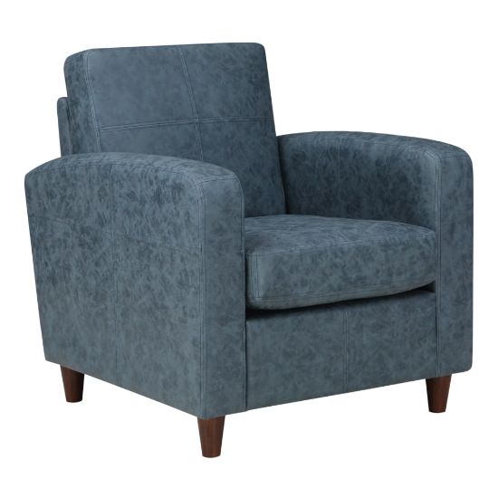 Picture of Office Star Venus Club Chair, Navy/Espresso