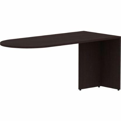 Picture of Lorell Essentials 66inW Desk Peninsula, Espresso