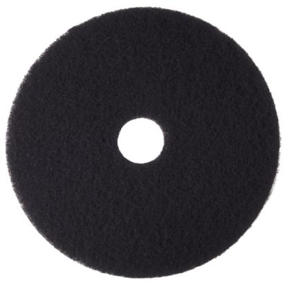 Picture of Niagara 7400N Stripping Floor Pad, High-Performance, 13in Diameter, Black, Pack Of 5