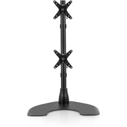 Picture of Ergotech Dual LCD Monitor Desk Stand - 28in pole - Black - Vertical - Dual