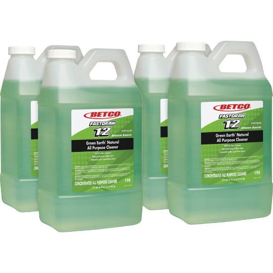 Picture of Betco Green Earth Natural All Purpose Cleaner, Clean Scent, 67.6 Oz, Green, Carton Of 4 Bottles