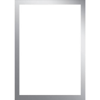 Picture of Great Papers! Flat Card Invitation, 5 1/2in x 7 3/4in, 127 Lb, Metallic, Silver/White, Pack Of 20