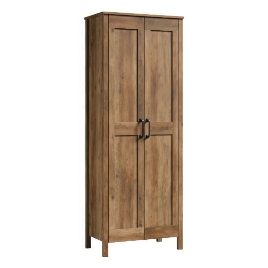 Picture of Sauder Select 72inH 2-Door Storage Cabinet, Rural Pine