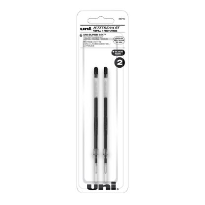 Picture of uni-ball JetStream Refills, Bold Point, 1.0 mm, Black, Pack Of 2 Refills