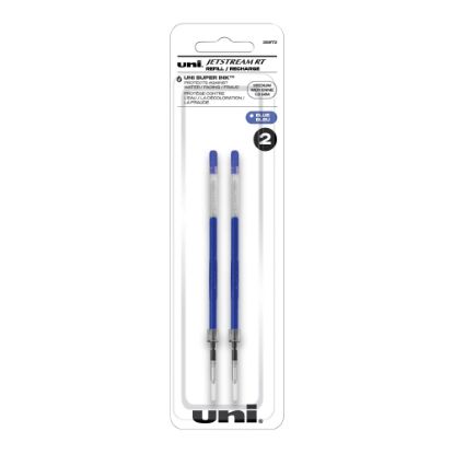 Picture of uni-ball JetStream Refills, Bold Point, 1.0 mm, Blue, Pack Of 2 Pencils