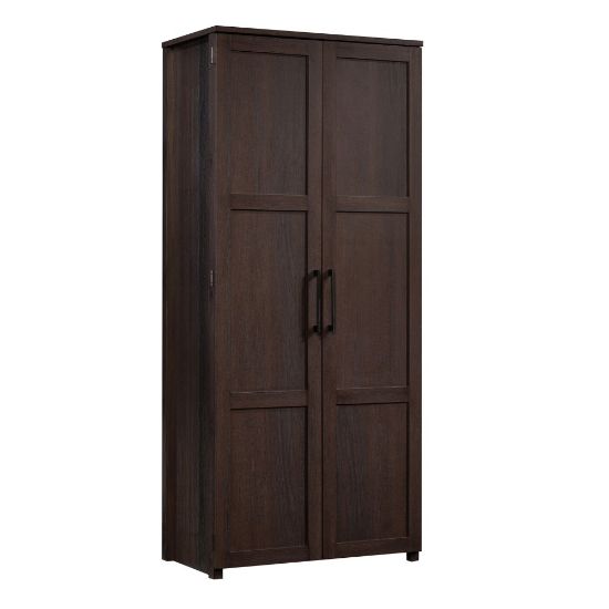 Picture of Sauder Homeplus Storage Cabinet, 4 Fixed Shelves, Dakota Oak