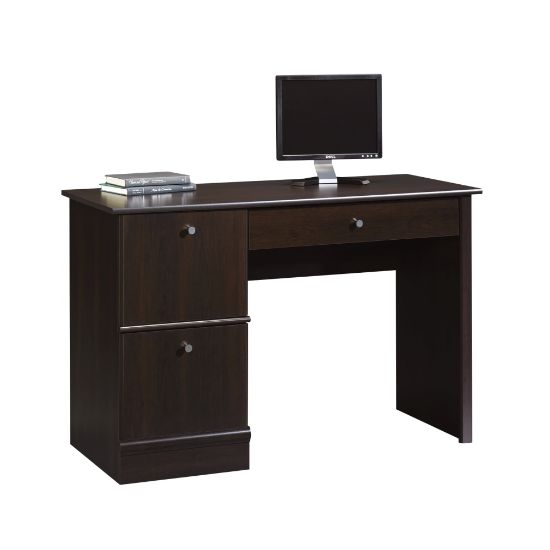 Picture of Sauder Select 46inW Computer Desk, Cinnamon Cherry