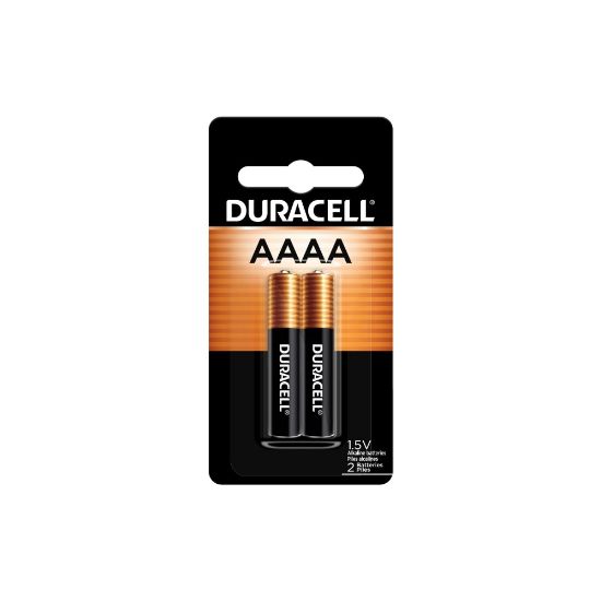 Picture of Duracell 1.5-Volt AAAA Alkaline Batteries, Pack Of 2