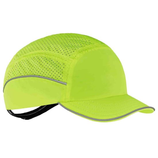 Picture of Ergodyne Skullerz 8955 Lightweight Bump Cap Hat, Short Brim, Lime