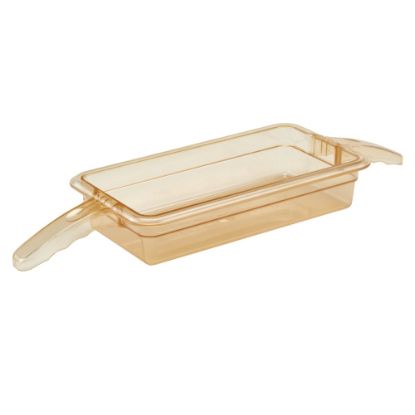 Picture of Cambro H-Pan High-Heat Food Pans, Double Handle, 6-15/16inH x 12-3/4inW x 2-1/2inD, Amber, Pack Of 6 Pans