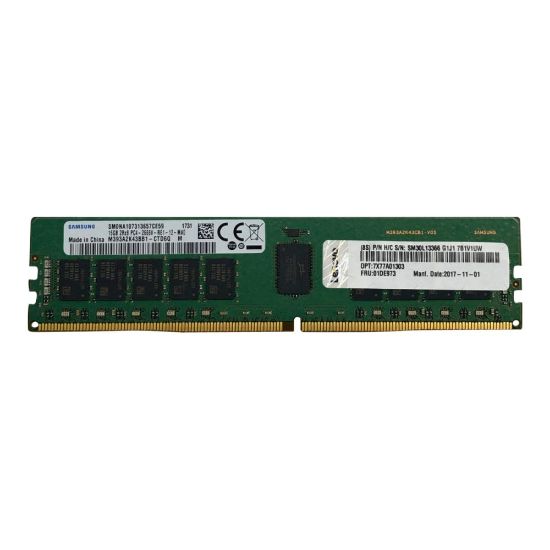 Picture of Lenovo 32GB TruDDR4 Memory Module - For Server - 32 GB - DDR4-2666/PC4-21333 TruDDR4 - 2666 MHz - 1.20 V - ECC - Unbuffered - 288-pin - DIMM