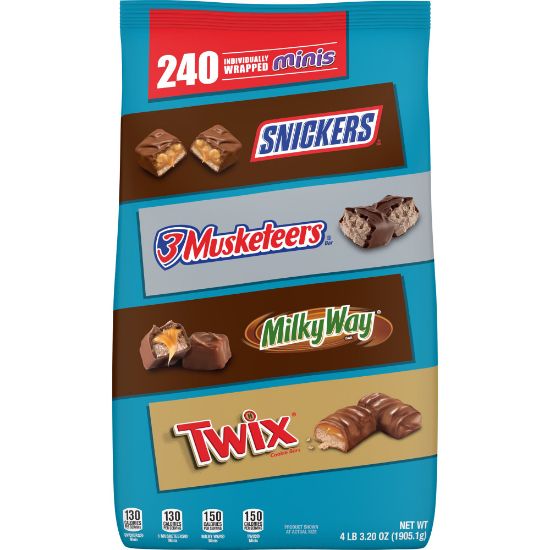 Picture of Mars Chocolate Miniatures Mix, 67.2 Oz Bag