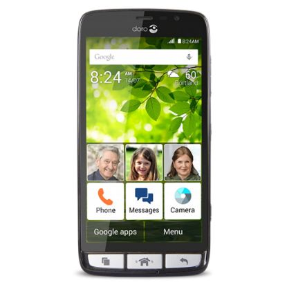 Picture of Doro 824 Senior-Friendly Cell Phone, Black, PDN200001