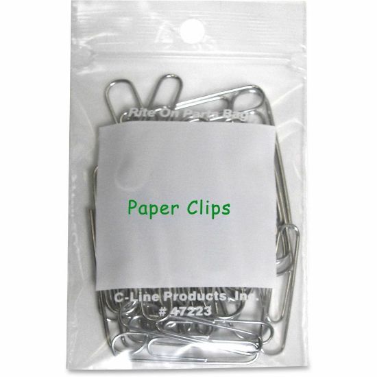 Picture of C-Line Write-On Poly Bags - 2 x 3, 1000/BX, 47223