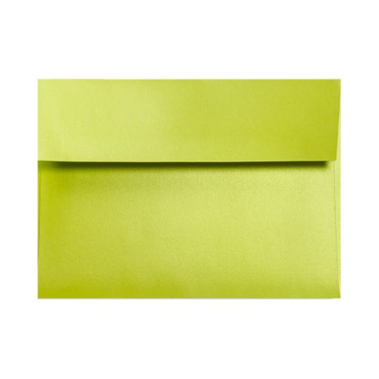 Picture of LUX Invitation Envelopes, #4 Bar (A1), Gummed Seal, Glowing Green, Pack Of 250