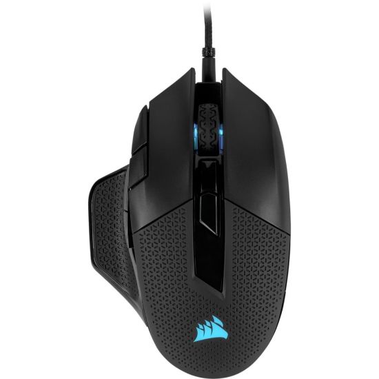 Picture of Corsair NIGHTSWORD RGB Tunable FPS/MOBA Gaming Mouse - Optical - Cable - Black - USB 2.0 - 18000 dpi