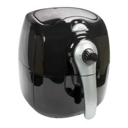 Picture of Brentwood 3.7-Qt Electric Air Fryer With Timer And Temperature Control, 12-1/2inH x 10-1/2inW x 12-1/2inD, Black