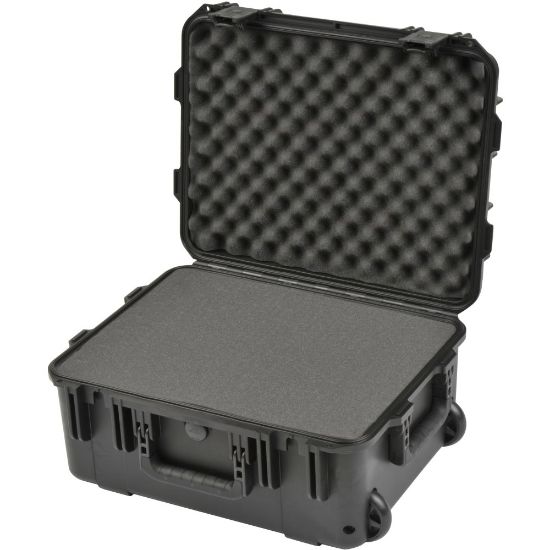 Picture of SKB Cases iSeries Protective Case With Cubed Foam And Wheels, 19in x 14-3/8in x 8in, Black