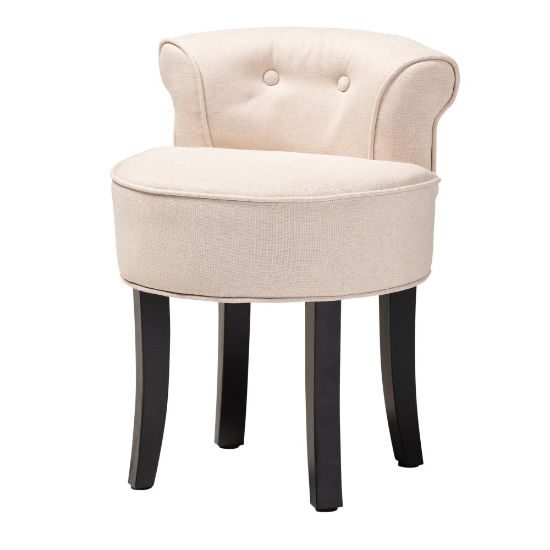 Picture of Baxton Studio 9516 Cerise Accent Chair, Beige