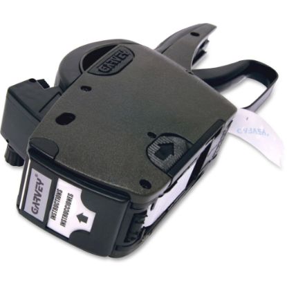 Picture of Consolidated Stamp One-line Pricemarking Label Gun - Label - 0.81in x 0.44in - Black - Rubberized Grip, Jam-free, Drop-in Loading, Fast-drying