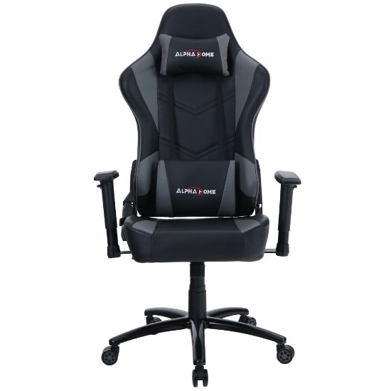 Picture of ALPHA HOME Ergonomic Gaming Office Computer Chair, Black/Gray