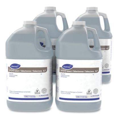 Picture of Diversey Suma Select A7 Rinse Aids, 1 Gallon, Pack Of 4 Jugs