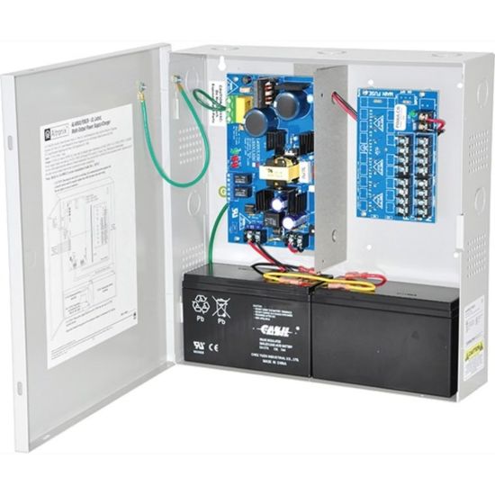 Picture of Altronix AL400ULPD8CB Proprietary Power Supply - Wall Mount - 110 V AC Input - 12 V DC, 24 V DC Output - 8 +12V Rails