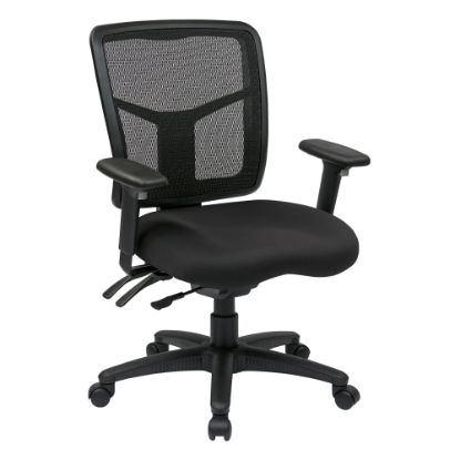 Picture of Office Star ProGrid Mid-Back Managers Chair, Coal