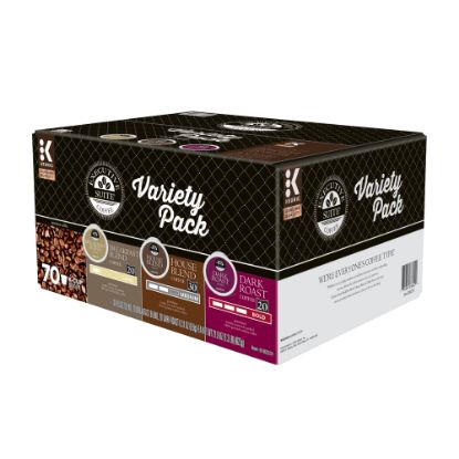 Picture of Executive Suite Coffee Single-Serve Coffee K-Cup Pods, Variety Pack, Carton Of 70