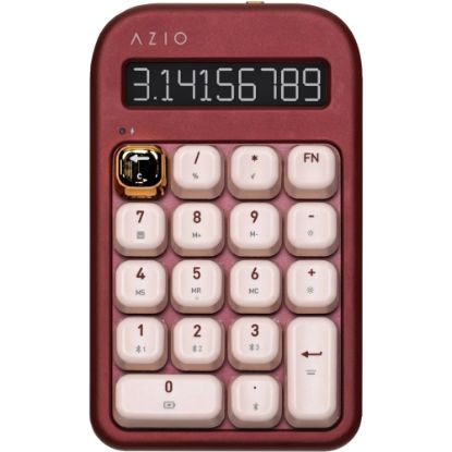 Picture of AZIO IZO Number Pad/Standalone Calculator, Blue Switches, Baroque Rose, AZI917800F065