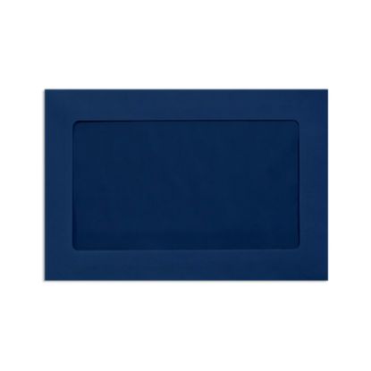 Picture of LUX #6 1/2 Full-Face Window Envelopes, Middle Window, Gummed Seal, Navy, Pack Of 250