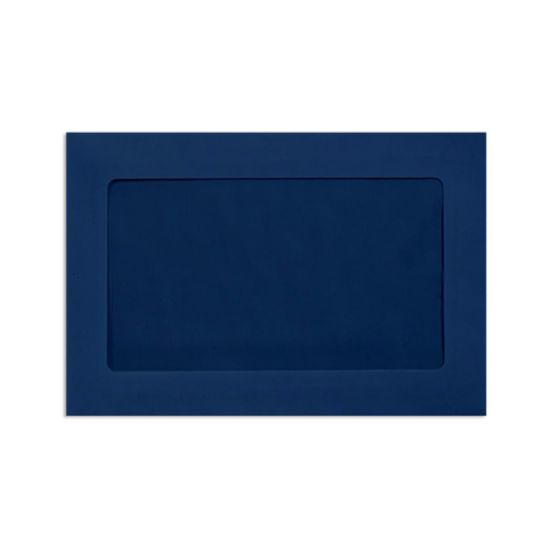 Picture of LUX #6 1/2 Full-Face Window Envelopes, Middle Window, Gummed Seal, Navy, Pack Of 250