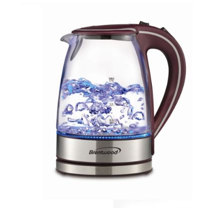 Picture of Brentwood Tempered Glass Tea Kettle, 1.7-Liter, Purple