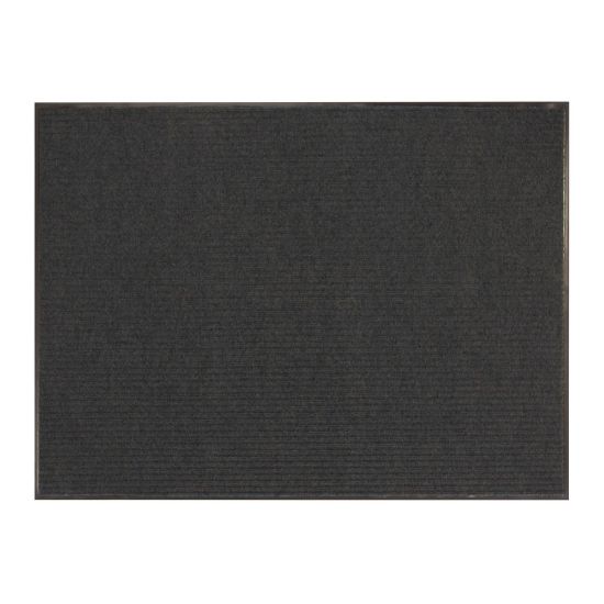 Picture of Office Depot Brand Tough Rib Floor Mat, 3ft x 4ft, Charcoal