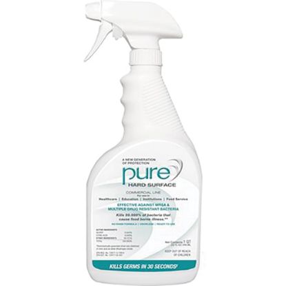 Picture of SKILCRAFT PURE Hard Surface Disinfectant - Ready-To-Use Spray - 32 fl oz (1 quart) - Spray Bottle - 6 / Carton - Clear